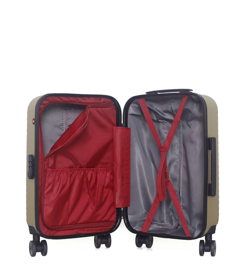 Lot de 2 Valises Rigides Grand Format et Taille Moyenne SPIEZ