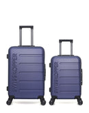 Lot de 2 Valises Rigides Taille Moyenne et Cabine AIGLE