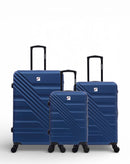 Lot de 3 Valises Rigides Grand Format, Taille Moyenne et Cabine REDWOOD