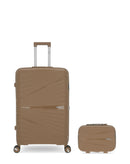Lot de 2 Valises Rigides Grand Format et Grand Vanity VELA