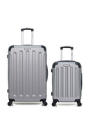 Lot de 2 Valises Rigides Grand Format et Cabine MADRID