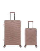 Lot de 2 Valises Rigides Grand Format et Cabine XS SEATTLE