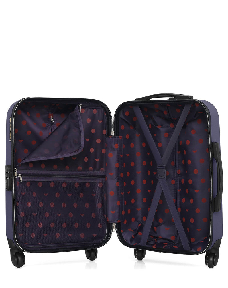 Lot de 2 Valise Cabine et Vanity Rigide ELEONOR