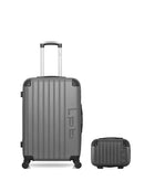 LOT DE 2 - Valises weekend et vanity HAMBOURG