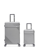 Lot de 2 Valises Rigides Grand Format et Cabine XS WOHLEN