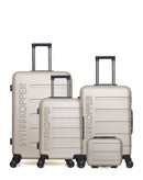 Lot de 4 Valises Rigides Grand Format, Taille Moyenne, Cabine et Vanity AIGLE
