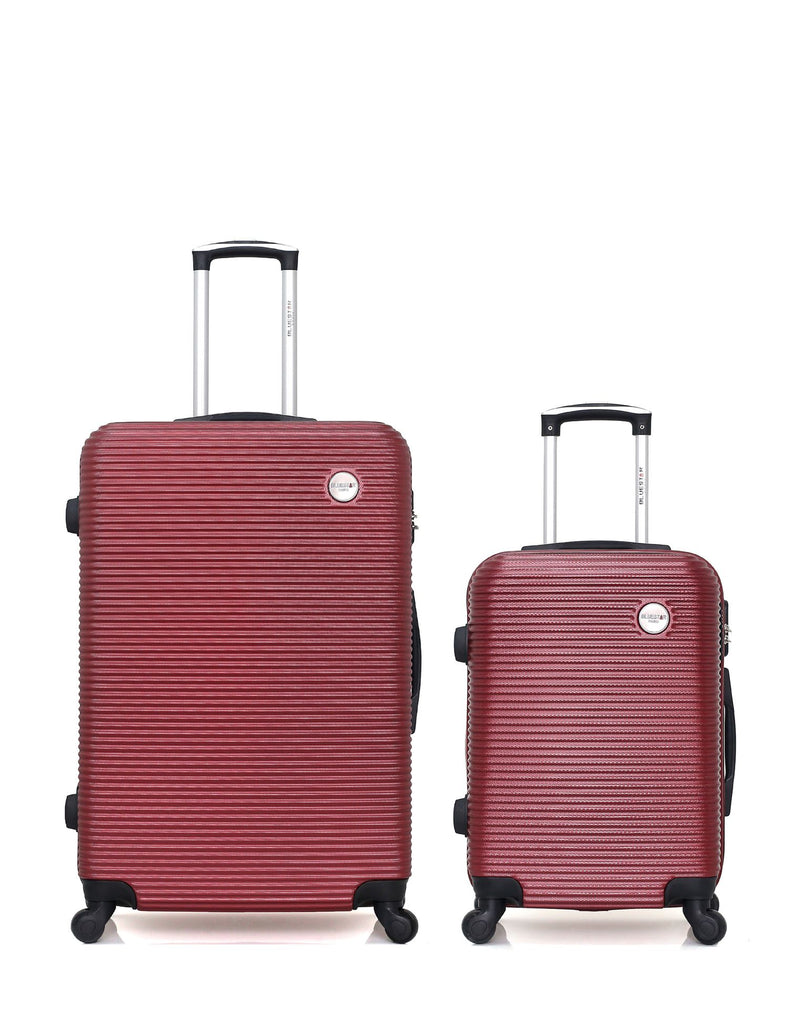 Lot de 2 Valises Rigides Grand Format et Cabine LONDON