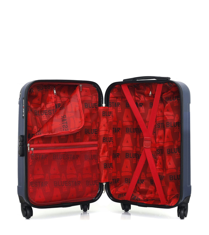 Lot de 3 Valises Rigides Taille Moyenne, Cabine et Cabine XXS MADRID