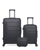 Lot de 3 Valises Rigides Grand Format, Cabine et Vanity AIGLE
