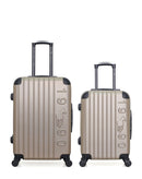 Lot de 2 Valises Rigides Taille Moyenne et Cabine PORTER