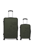 Lot de 2 Valises Rigides Grand Format et Cabine ELEONOR