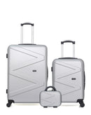 Lot de 3 Valises Rigides Grand Format, Cabine et Vanity AMAZONE