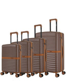 Set de 4 Valises Rigides Grand Format, Week-end, Cabine et Cabine XS BELAIR-O