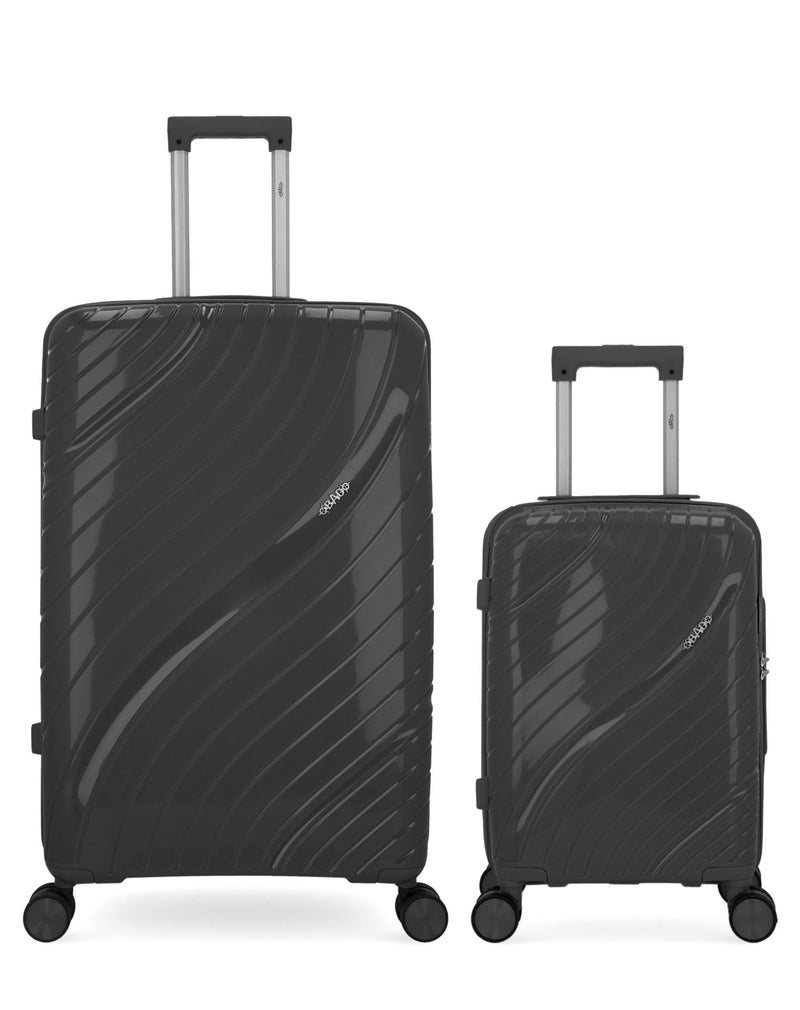 Lot de 2 Valises Rigides Grand Format et Cabine XS LYRA