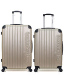 Lot de 2 - Valise grand format et valise weekend BUDAPEST