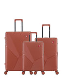 Lot de 3 Valises Rigides Grand Format, Taille Moyenne et Cabine FRIBOURG