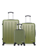Lot de 3 Valises Rigides Grand Format, Taille Moyenne et Cabine XXS BRONX