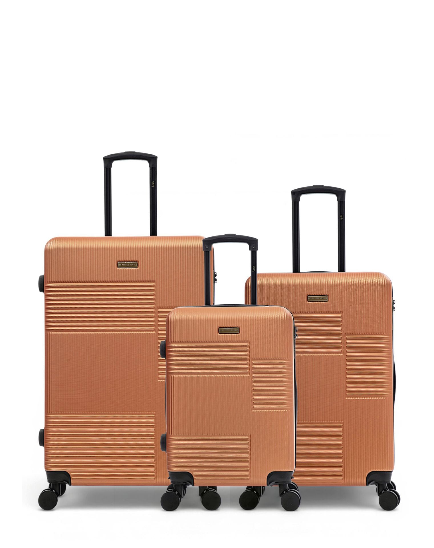 Sac Rigide Grand Format Lot de 3 Valises Rigides Grand Format, Taille Moyenne et Cabine LIVIA ...