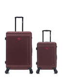 Lot de 2 Valises Rigides Grand Format et Cabine GSTAAD
