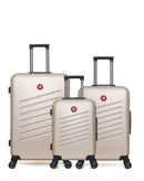 Lot de 3 Valises Rigides Grand Format, Taille Moyenne et Cabine ZURICH