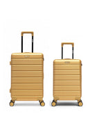 Lot de 2 Valises Rigides Taille Moyenne et Cabine LUGANO