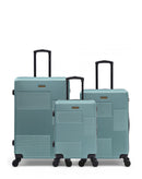 Lot de 3 Valises Rigides Grand Format, Taille Moyenne et Cabine LIVIA