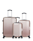 Lot de 3 Valises Rigides Grand Format, Taille Moyenne et Cabine VESUVIO