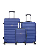 Lot de 3 valises Rigides Grand Format, Taille Moyenne et Cabine XXS MEMPHIS
