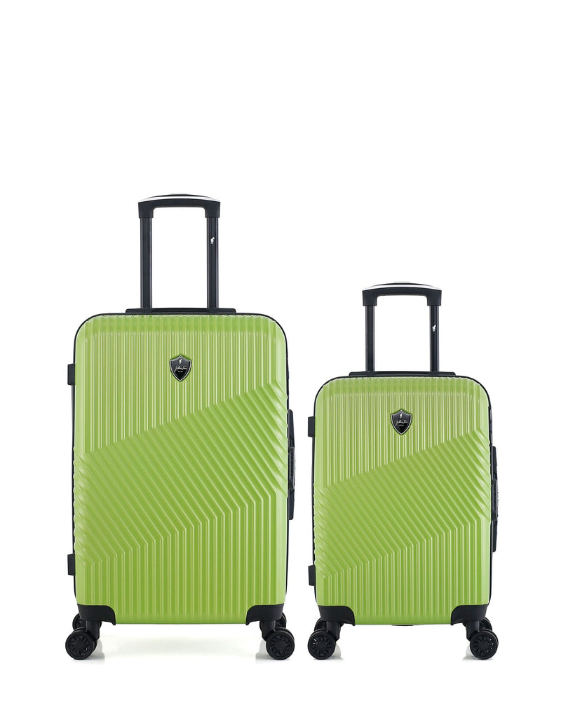 Lot de 2 Valises Rigides Taille Moyenne et Cabine PETER