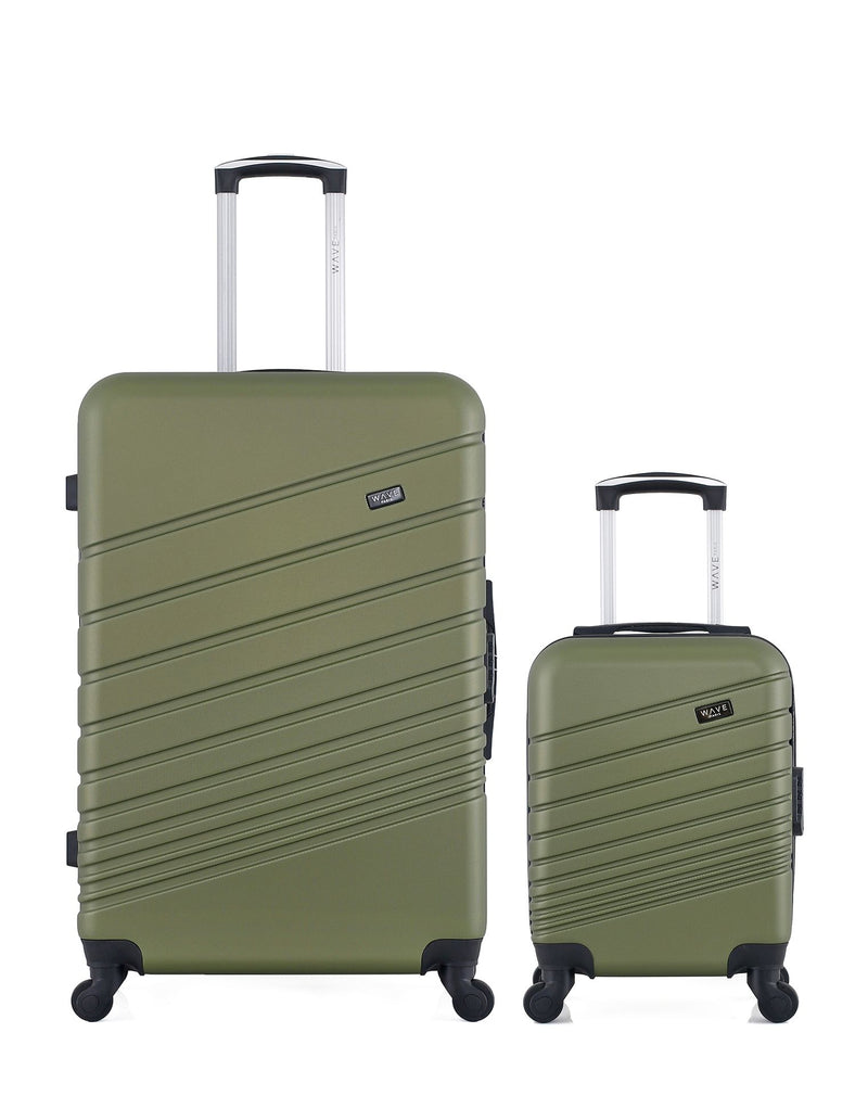 Lot de 2 Valises Rigides Grand Format et Cabine XXS TIGRE