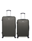 Lot de 2 - Valise grand format et valise weekend BROOKLYN