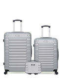 Lot de 3 Valises Rigides Grand Format, Taille Moyenne et Vanity LIMA