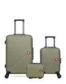 Lot de 3 Valises Rigides Taille Moyenne, Cabine XXS et Vanity SPIEZ