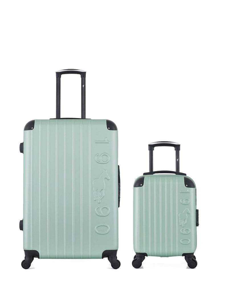 Lot de 2 Valises Rigides Grand Format et Cabine XXS PORTER