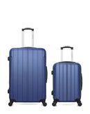 Lot de 2 Valises Rigides Grand Format et Cabine NAPOLI