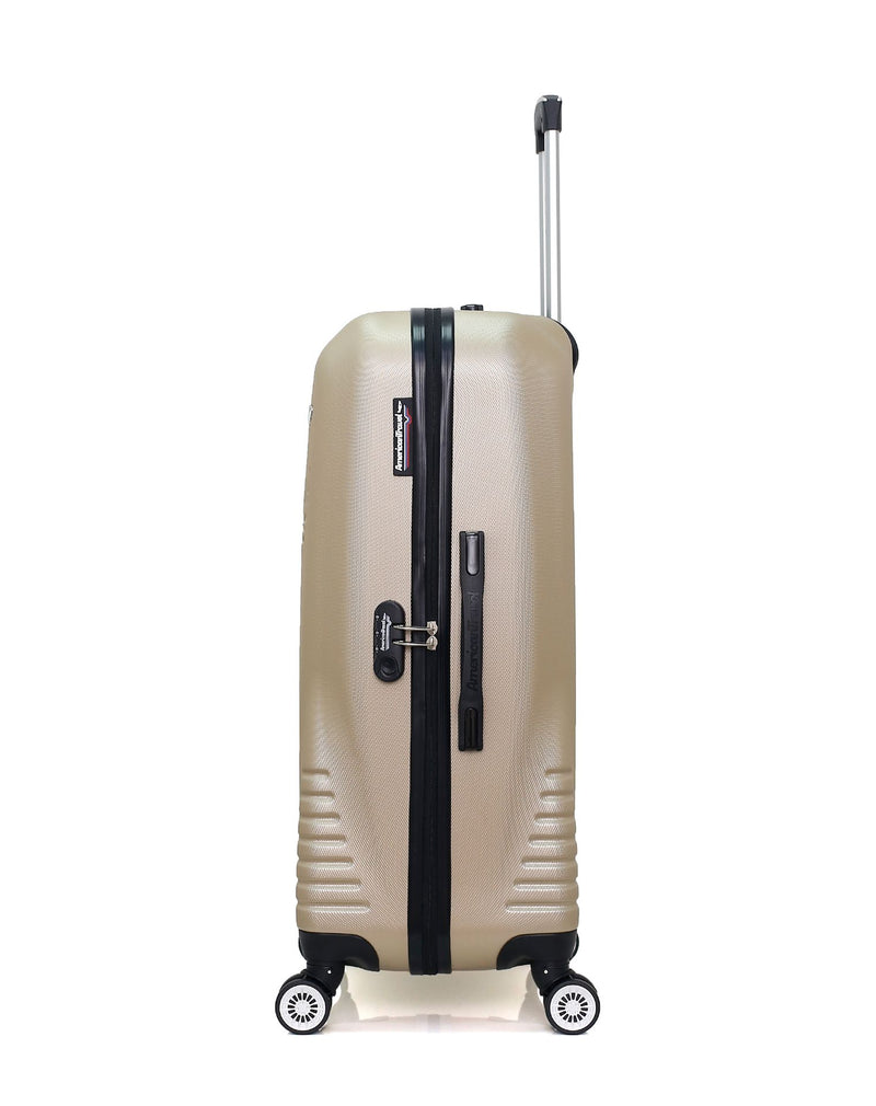 Lot de 3 Valises Rigides Grand Format, Taille Moyenne et Cabine DC