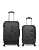 Lot de 2 Valise Taille Moyenne et Valise Cabine Rigide ELEONOR