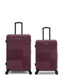Lot de 2 Valises Rigides Grand Format et Taille Moyenne LIVIA