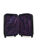 Lot de 4 Valises Rigides Moyenne, Cabine, Cabine XXS et Vanity ELEONOR