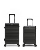 Lot de 2 Valises Rigides Taille Moyenne et Cabine LUGANO