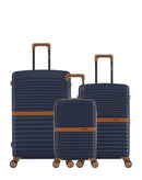 Lot de 3 Valises Rigides Grand Format, Week-end et Cabine XS BELAIR
