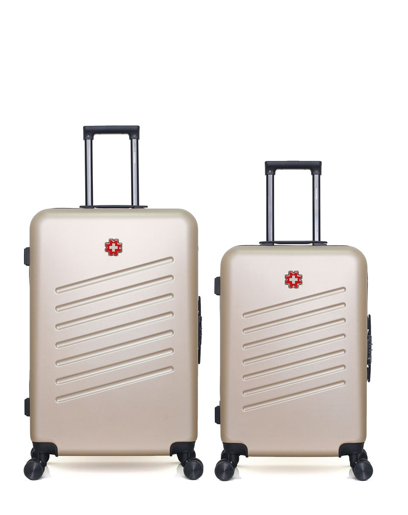 Lot de 2 Valises Rigides Grand Format et Taille Moyenne ZURICH