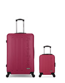 Lot de 2 Valises Rigides Grand Format et Cabine XXS BRONX