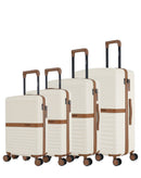 Set de 4 Valises Rigides Grand Format, Week-end, Cabine et Cabine XS BELAIR-O