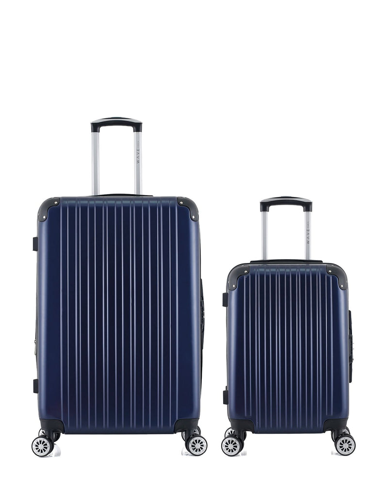 Lot de 2 Valises Rigides Grand Format et Cabine DENALI