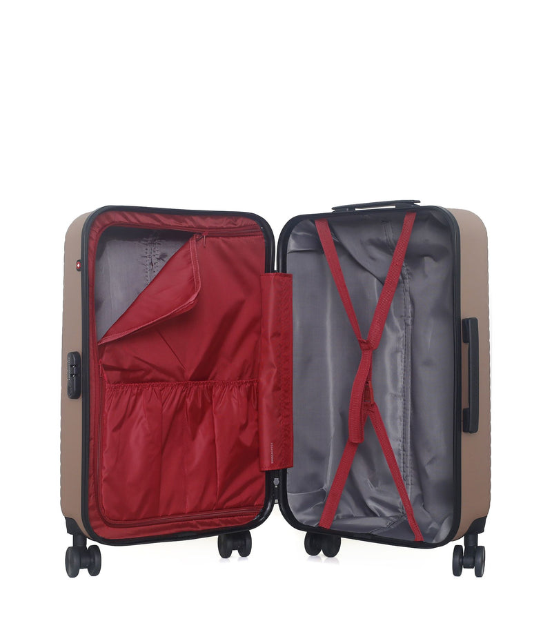 Lot de 2 Valises Rigides Taille Moyenne et Cabine SPIEZ