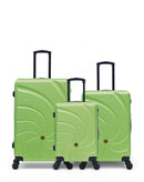 Lot de 3 Valises Rigides Grand Format, Taille Moyenne et Cabine SERENA