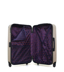 Lot de 2 Valise grand format et valise weekend AMELIE-A