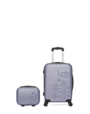 Lot de 2 Valise Cabine et Vanity Rigide ELEONOR