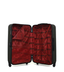 Lot de 2 Valises Rigides Grand Format et Cabine LONDON